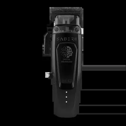 StyleCraft Saber 2.0 Digital Brushless Motor Clipper - Black